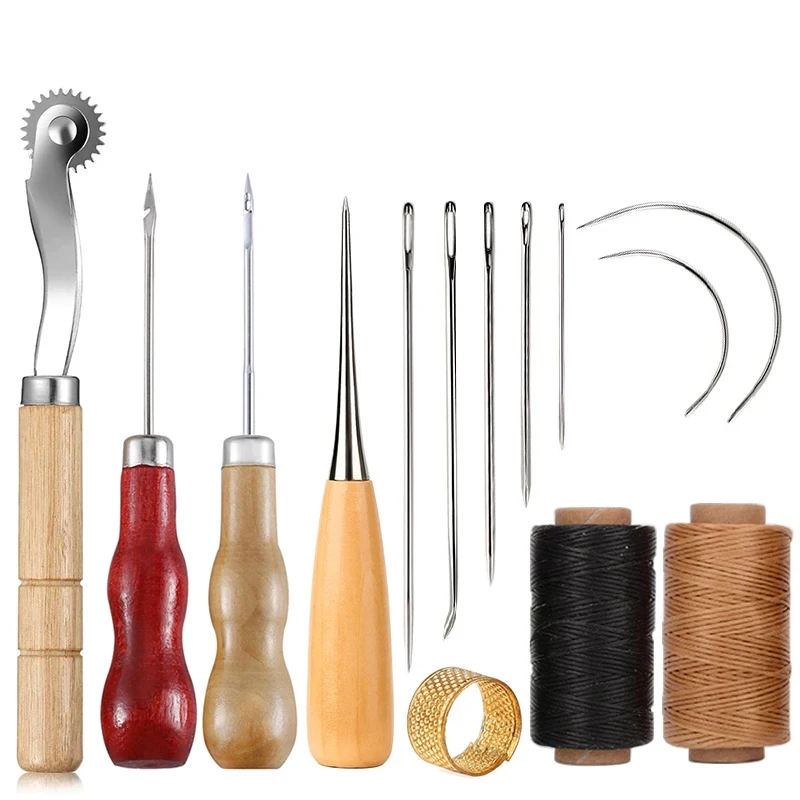 Leatherwork Needles - 14 шт., набор для шитья из