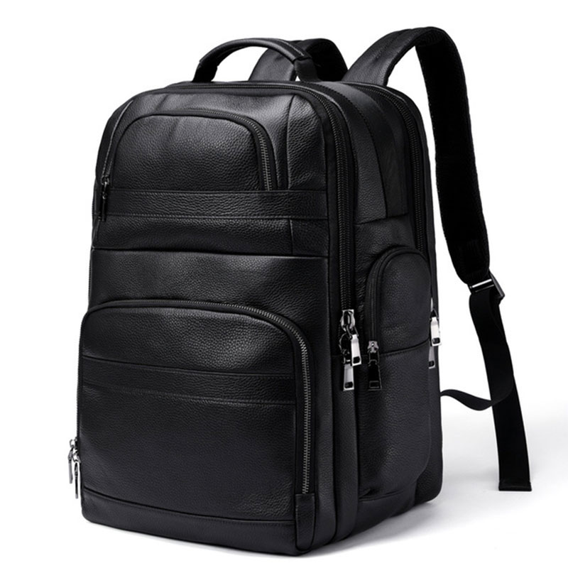 Leather Work Rucksack Mens - Рюкзак Luufan из натуральной кожи с