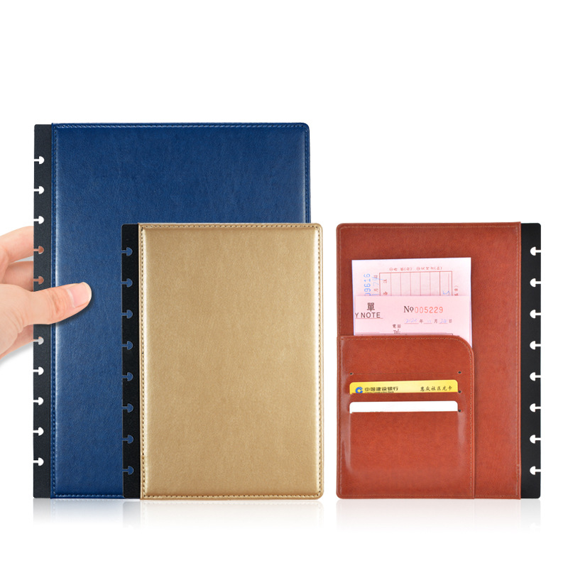 Leatherwork Books - Блокнот с кожаной обложкой на кольцах,
