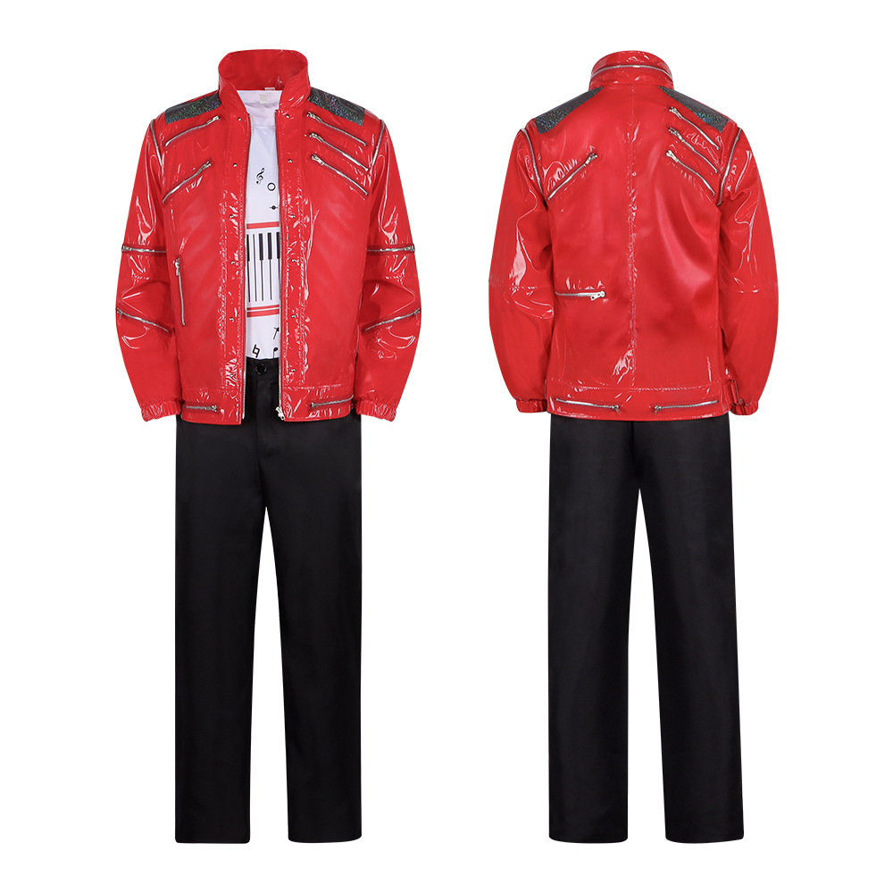 Мужской красный кожаный костюм – обзор и цена Leather Work Jacket