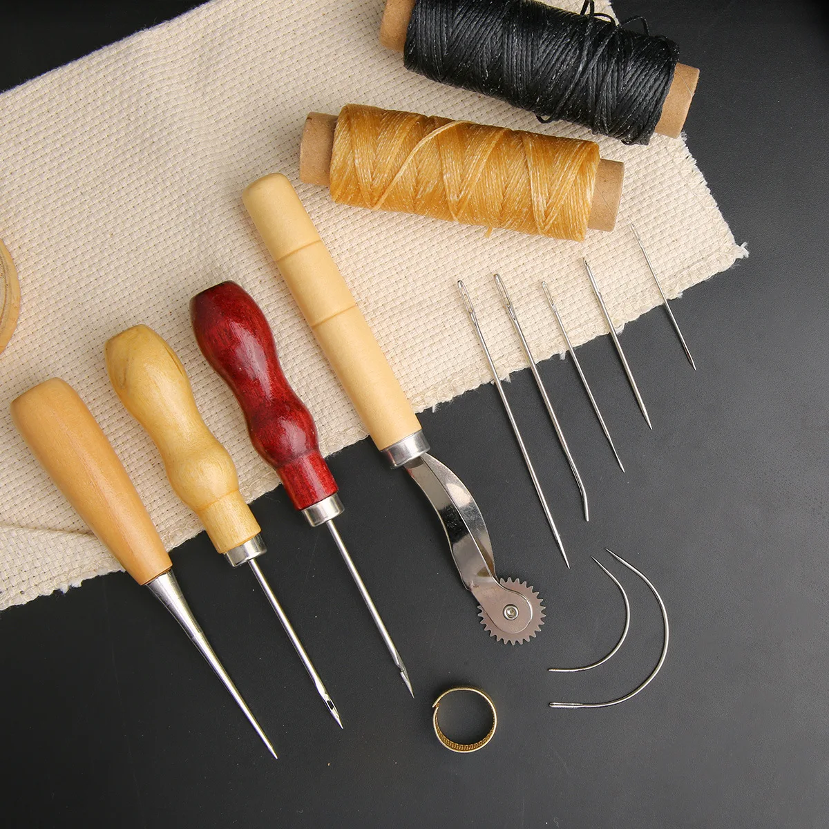 14 шт., набор для шитья из кож – обзор и цена Leatherwork Needles