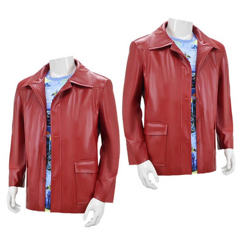 Мужская красная кожаная куртка – обзор и цена Leather Work Jacket