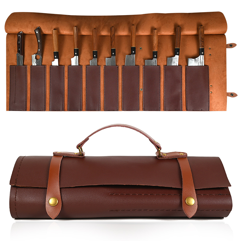 Портативный кухонный нож 8/9/1 – обзор и цена Leatherwork Roller