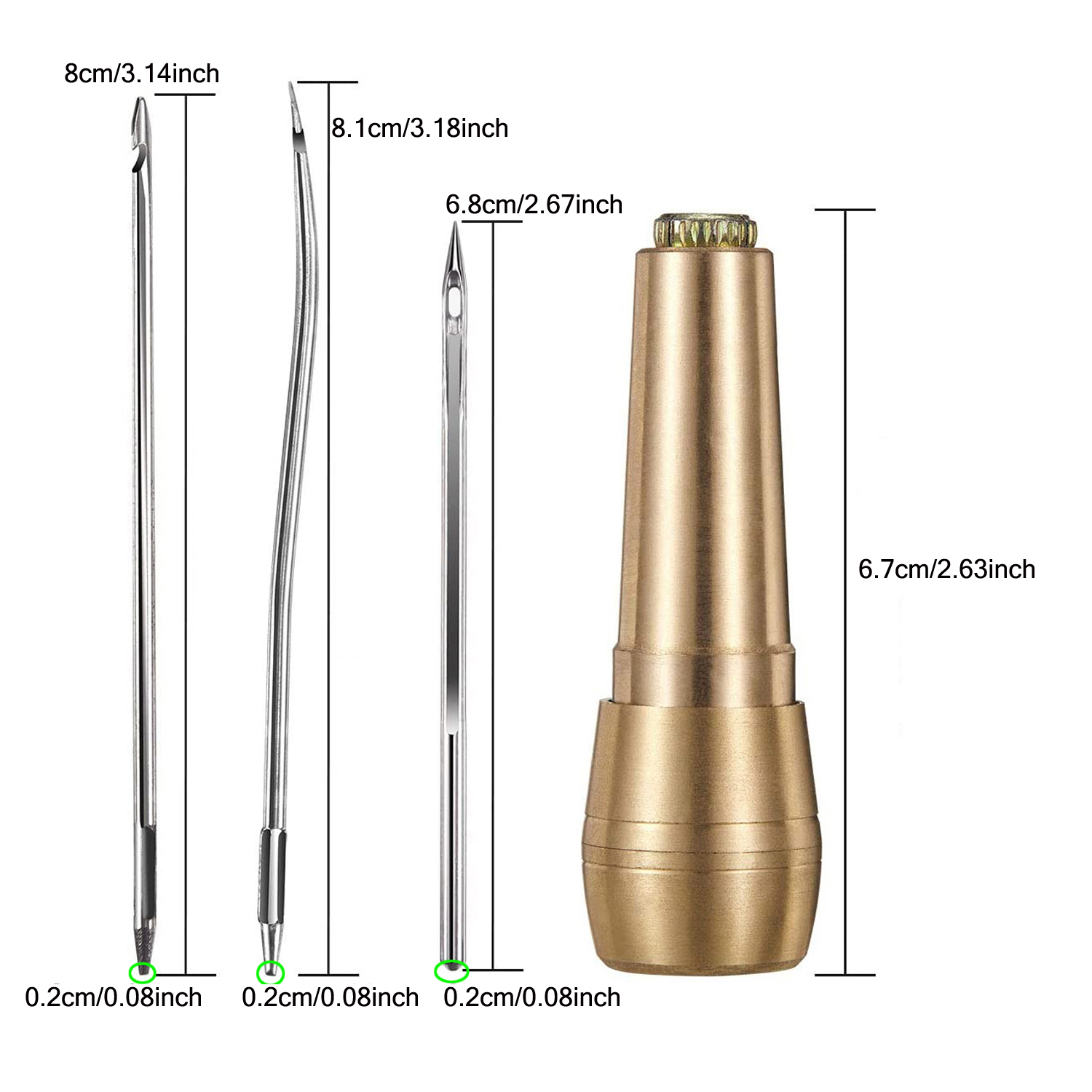 Набор для шитья кожи, игла для – обзор и цена Leatherwork Needles