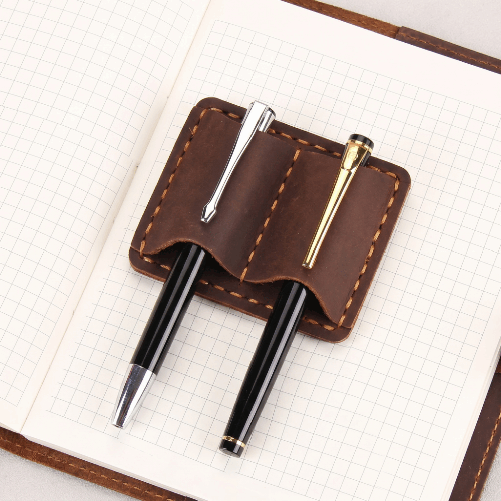 Двойной винтажный кожаный держ – обзор и цена Leatherwork Books