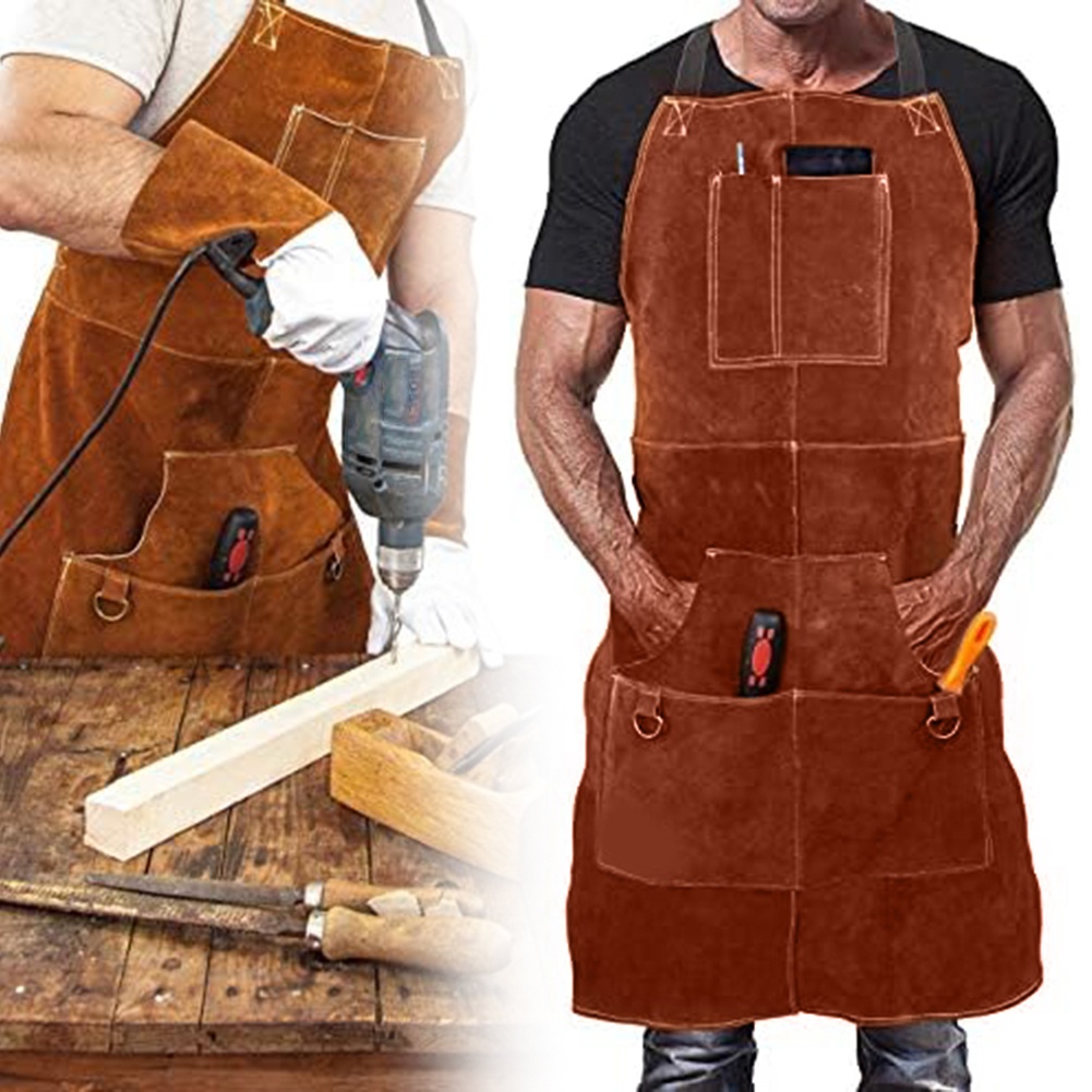 Кожаный фартук для сварщика и  – обзор и цена Leather Workshop