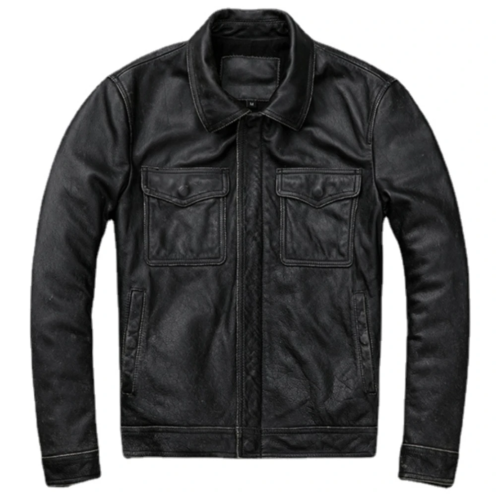 Мужская винтажная куртка из на – обзор и цена Leather Work Jacket