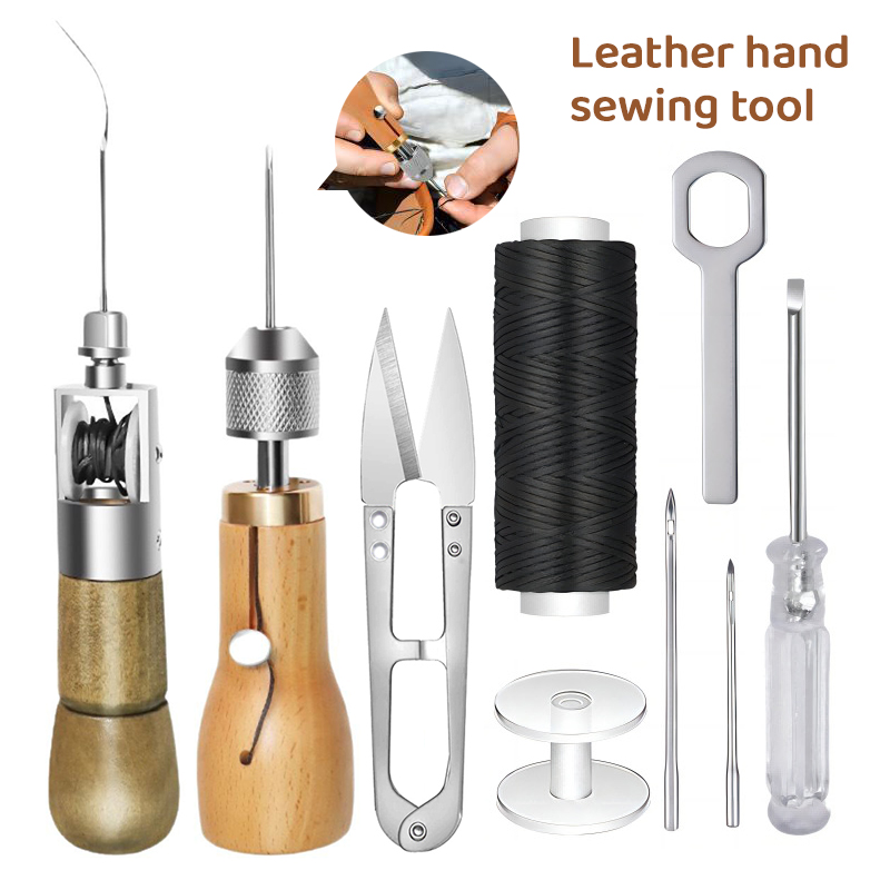 8 шт./компл., кожаные швейные  – обзор и цена Leatherwork Hammer