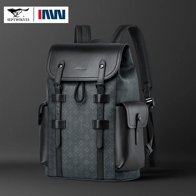 Septwolves Высококачественный  – обзор и цена Leather Work Rucksack Mens